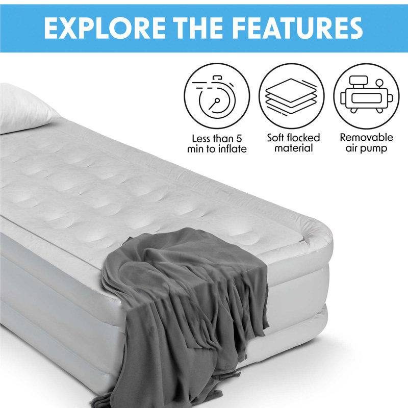 47cm Air Bed, EU Single - 90 x 200 cm