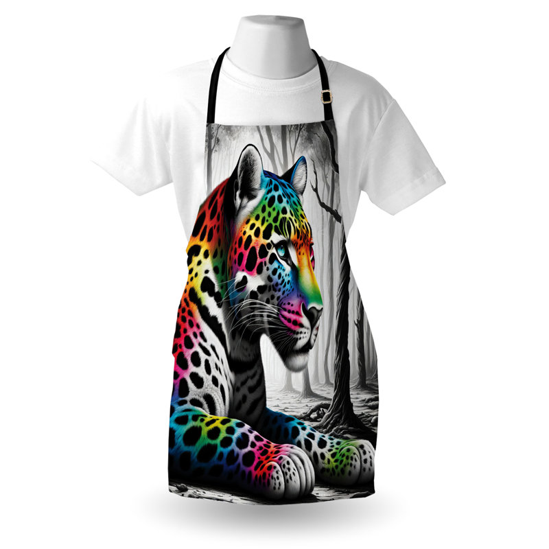 No Pattern Bib Apron