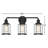 Leyden 3-Light Dimmable Steel Vanity Light 