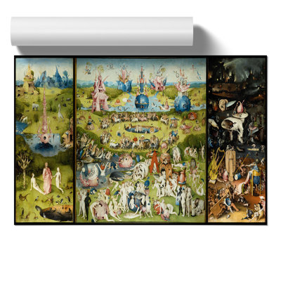 The Garden Of Earthly Delights by Hieronymus Bosch - No Frame Painting
