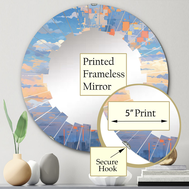 Miroir mural Wakina, 24 po x 24 po