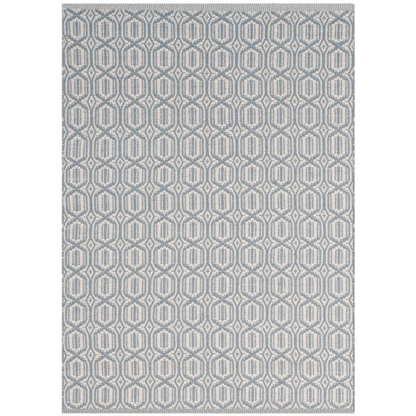 Birch Lane Kelvin Hand-Woven Cotton Sky Blue Area Rug - Wayfair Canada