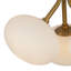 Dollinda 16'' Modern Sputnik Glass Globe Semi Flush Mount-795897042