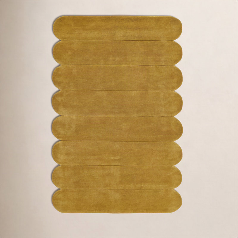 Dabria Hand Tufted Wool Indoor Rug, Rectangle 8' x 10'