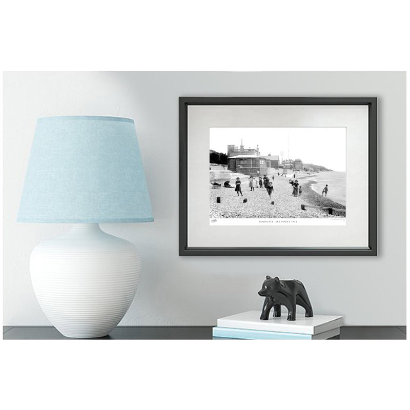 Sandgate, Sea Point 1913 by Francis Frith - Single Picture Frame Print, 60cm H x 80cm W x 2.3cm D