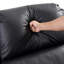 Fauteuil inclinable classique en similicuir de 34,6 po de largeur avec garniture cloutée-941187775