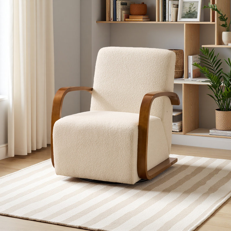 Single-Person Leisure Sofa Chair, Swivel Accent Chair Arm Chair