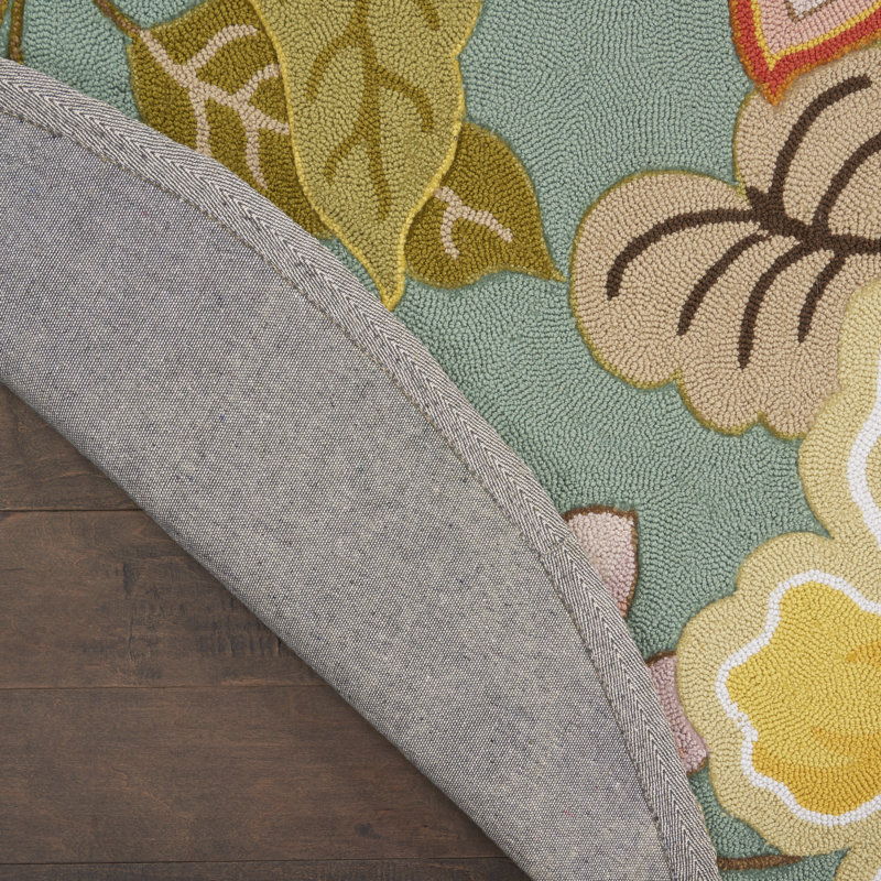 Modoc Floral Indoor Rug, Round 7'6"