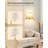 61” Vintage Adjustable Swing Arm Floor Lamp Standing Pole Lamp