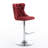 Swivel Velvet Barstools with Adjusatble Seat Height-1880070283-1880070285