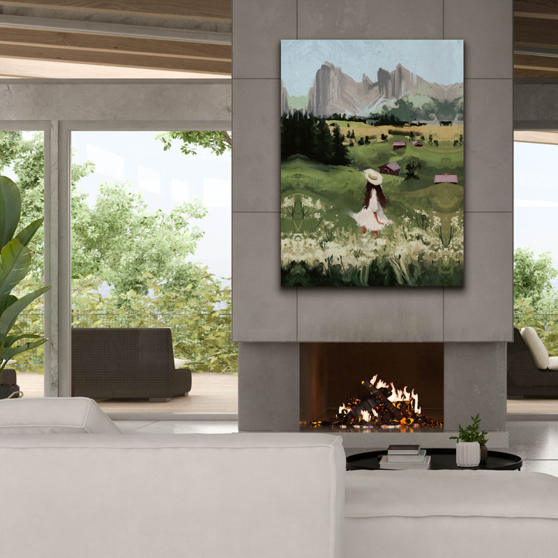 Art mural sur toile «Herds» par Svetlana Aleynikova, H 54 po x l 40 po