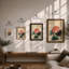 Lotus in Bloom Botanical - Framed Print-1154343492-1154343495