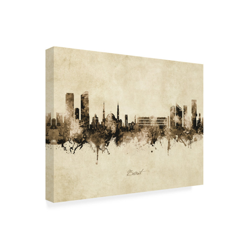 Art sur toile de Michael Tompsett, H 18 po x l 24 po x P 2 po