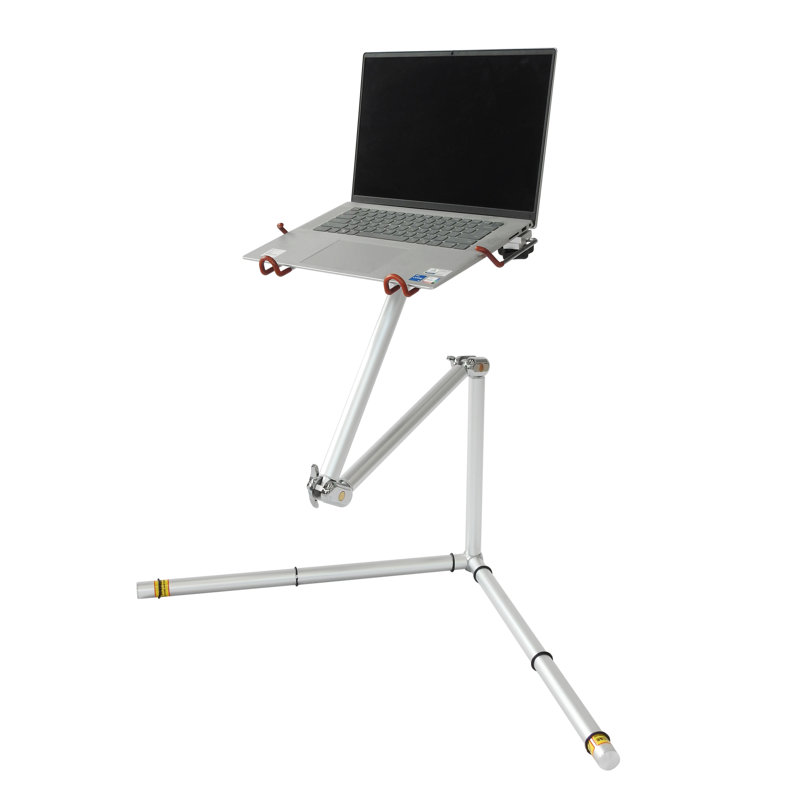 Convenient and easily adjustable laptop desk
