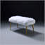 Banc avec pieds droits