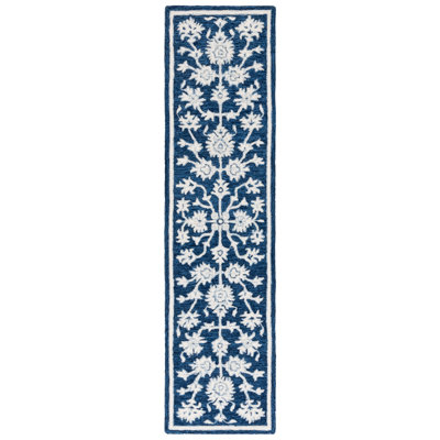 Ebony Hand Tufted Wool Pile Oriental Rug