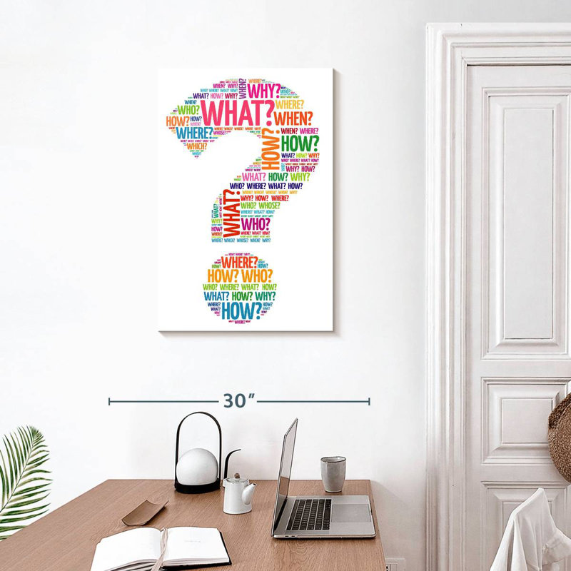Keiri Question Mark, 30" H x 20" W