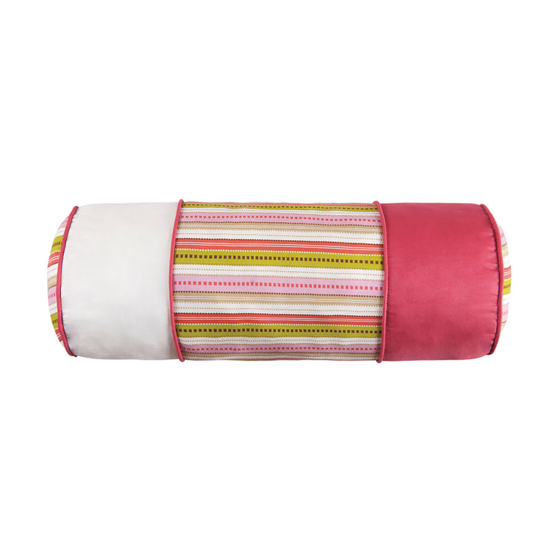 Celine Round Applique Petite Throw Pillow