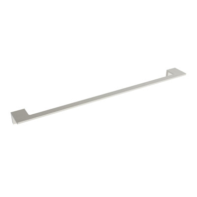 Ash Wall-Mounted 24" Towel Bar - Brushed Nickel, Premium Brass Construction, Installation Hardware Included