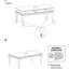 Table basse Glam Contemporary 1pc