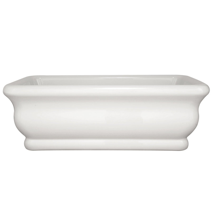 Michelangelo 70'' L Freestanding Soaking Bathtub, Polished Brass