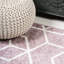 Tapis rose / blanc Mashawna Blocks-1298227568