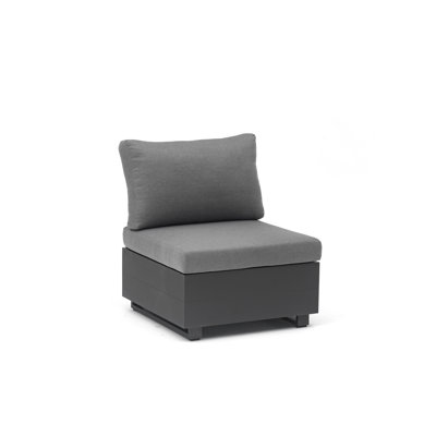 Metal Outdoor Armless Lounge Chair