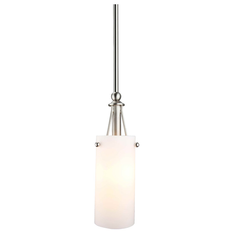 Luminaire suspendu à cylindre simple 1 lumières Runnells