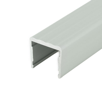 3/4" Aluminum Aluminum No Bow Shelf U Channel Moulding | Pack Of (13) 96In Lengths
