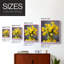 FLORAL Series DCCXCIV-Impression encadrée de qualité supérieure - prête à être accrochée - aucun clou requis - aucun clou requis-107998956-107998950