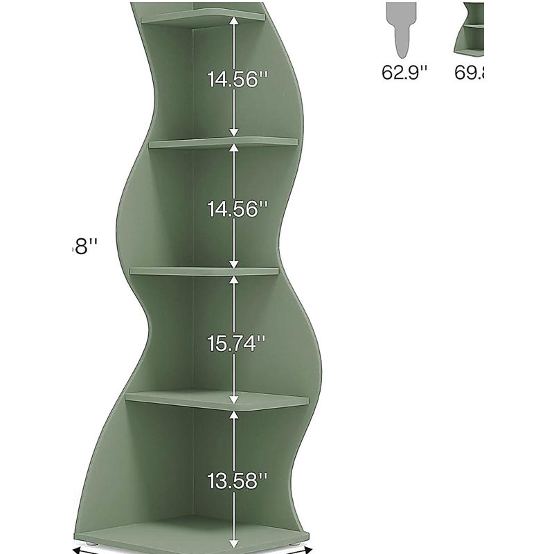 Support pour plante à 5 niveaux, Vert sauge