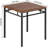 Farmhouse Dining Table Set for 2, Wood Table with Upholstered Chairs, Space-Saving, Walnut-367989092