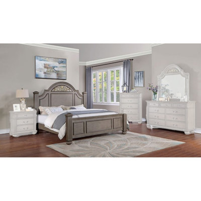 Graidys Oval Headboard Panel Bed