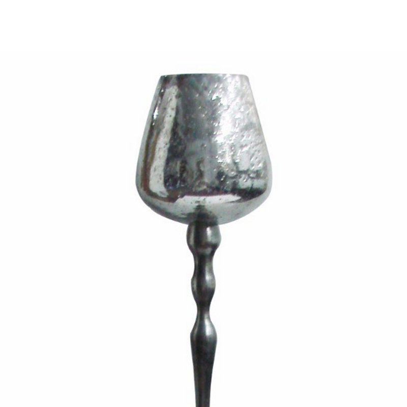 Chandelle en métal, H 32,5 po x l 7 po x P 7 po