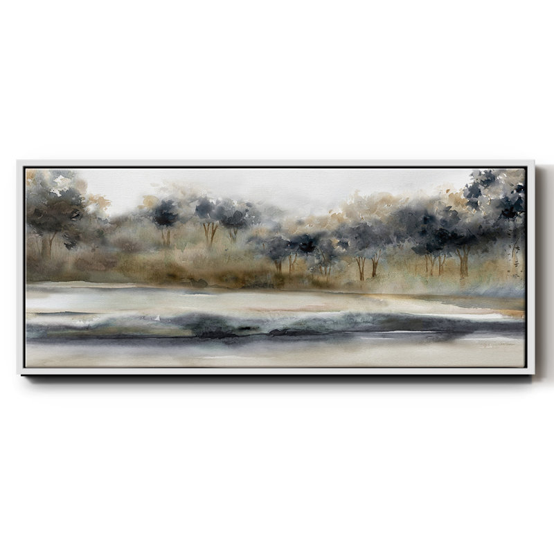 Silent River - toile encadrée, H 20 po x l 50 po
