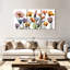 «Vibrant Flowerscape», reproduction d'art sur toile-1161889662