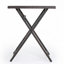 Table pliante d'extérieur en rotin pour patio