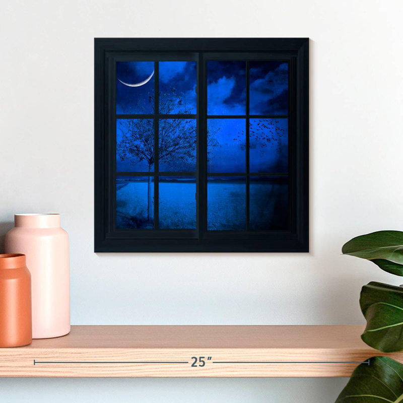 Lilie Moonlight Window, 16" H x 16" W