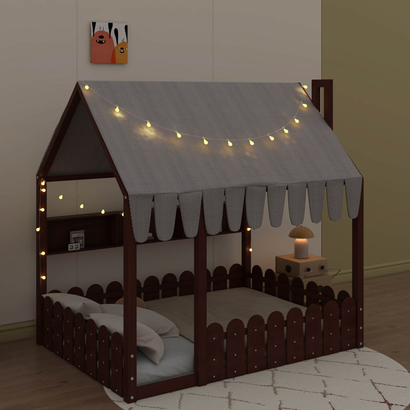 Lit sur pied Montessori House, Espresso