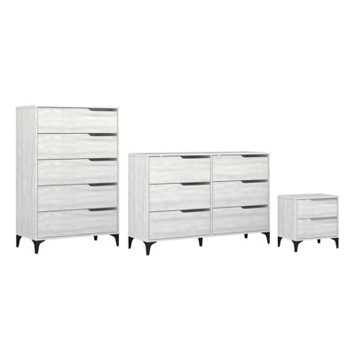 Ensemble de chambre à coucher 3 pièces Norcross