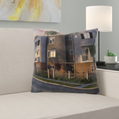 Condominium Throw Pillow