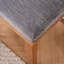 Banc d'entrée tapissier 52,8 po avec pieds en bois massif, banc de chaussures en velours gris facile à assembler-635073873