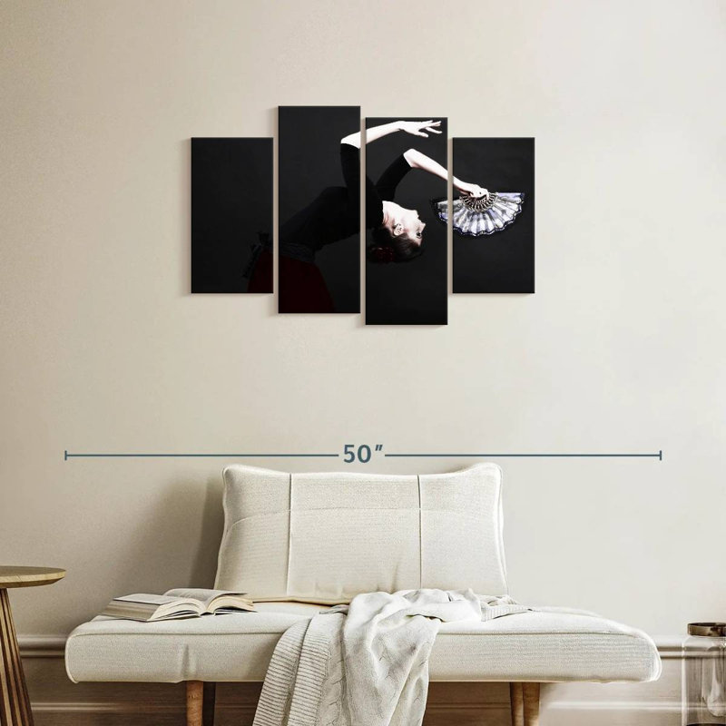 Enn Spanish Flamenco Dancer, 22" H x 36" W