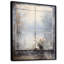 «Grey Misty River Window View II - Farmhouse Windows», art mural-805188601-570537301