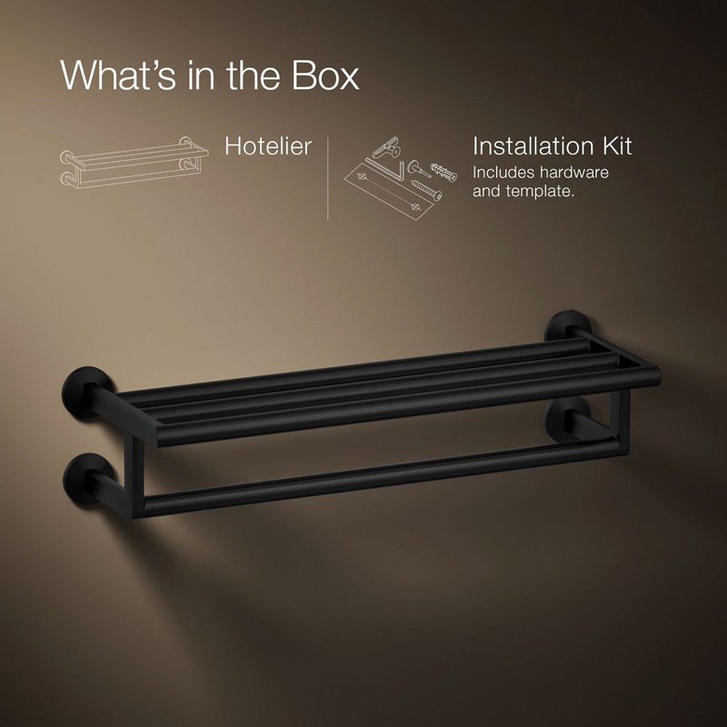 Components™ Hotelier, Matte Black