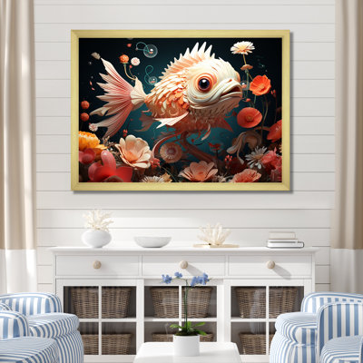 Surreal Fish Underwater World II - Butterfly Fish Wall Art