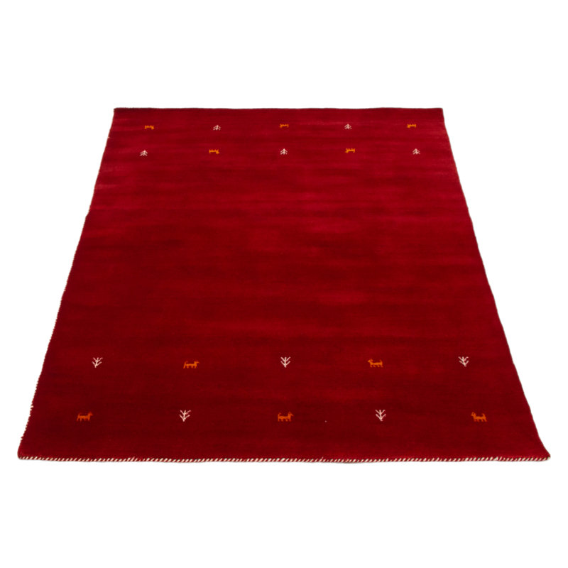 Tapis rouge en laine New Age One-of-a-Kind Rectangle 5 pi 3 po x 7 pi 4 po