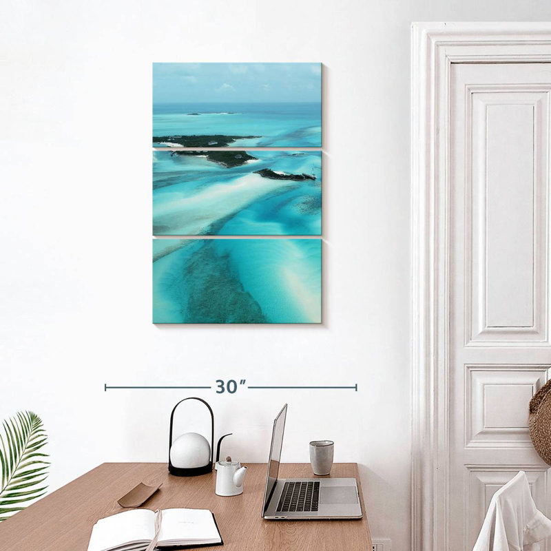 Gillard Bahamas Island View, H 32 po x l 20 po