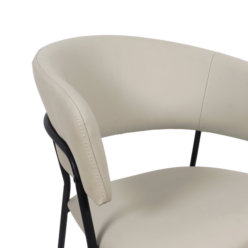Fauteuil de salle à manger Slate, Gris Pierre