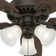 Builder Plus 52"  5 - Blade Standard Ceiling Fan with Pull Chain and Light Kit Included